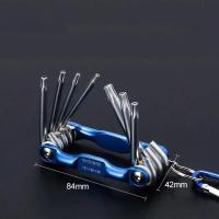 Llave hexagonal plegable portátil con mango de Metal, destornillador, juego de llaves Allen plegables, herramienta de extracción, llave Hexagonal Torx 8 en 1 - details 3