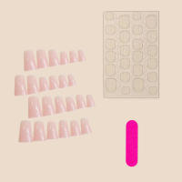 ble Punta de pico de pato reutilizable Arte artificial simple para mujeres y niñas Decoración de uñas de belleza - details 1