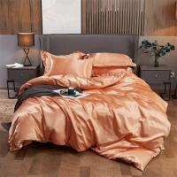 Juego de Ropa de Cama de Color Sólido Lujo Rayon Satén Funda de Edredón Kit de Tamaño Twin Queen King 2pcs/3pcs/4pcs - details 10