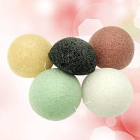 Konjac-esponja Facial exfoliante, herramienta de limpieza Facial, 5 piezas - details 2