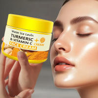 Crema antienvejecimiento de cúrcuma y vitamina C, crema hidratante antiarrugas de colágeno y ácido hialurónico, Cosméticos para el cuidado de la piel, 50g - details 0
