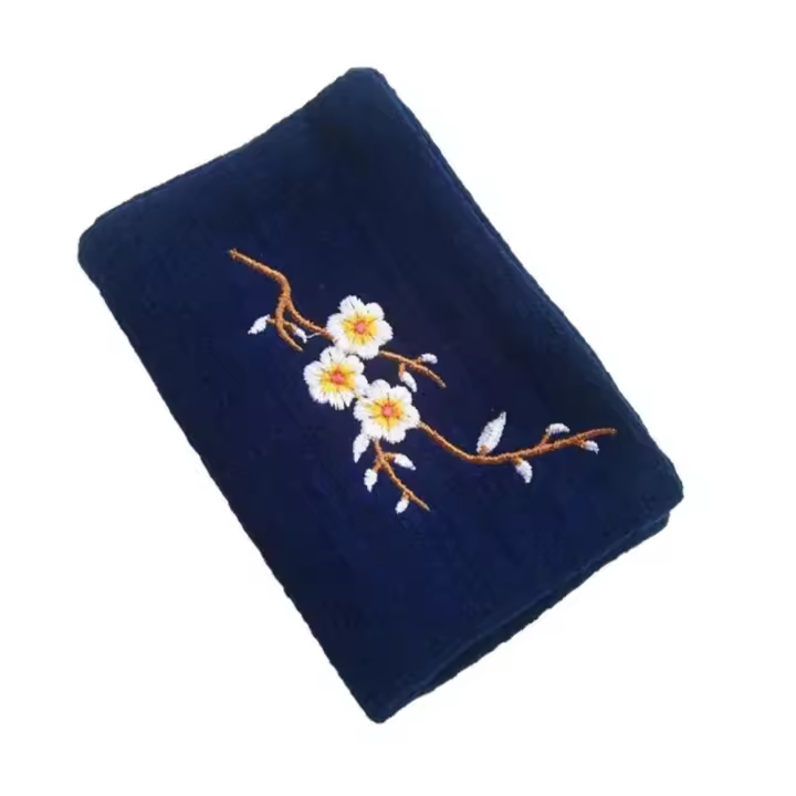Toalla de té bordada, Toallas ligeras de algodón y lino, Paño de limpieza ultrasuave con toalla de absorción de agua, Toallas, Toalla, Toallas, Toalla, Toallas, - 1