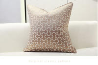 Fundas de Almohada Decorativas Modernas de Lujo Tiras Jacquard Gruesas Moda Nórdica para Sofá - details 11