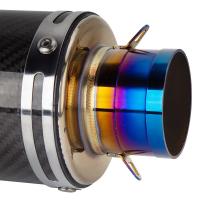 Tubo de escape modificado para motocicleta GM Yoshimura GP, silenciador de calle bomba, sección trasera de fibra de carbono NINJA250/R3/R6 - details 9