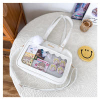 Bolso de bebé transparente suave para niña estudiante, bolso de hombro pequeño, bolso cuadrado, bolso de mensajero bidimensional - details 58