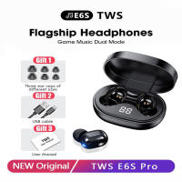 -auriculares inalámbricos E6PRO TWS, cascos con pantalla LED, estéreo, Hifi, graves, micrófono, música deportiva, Control táctil, Bluetooth - details 6