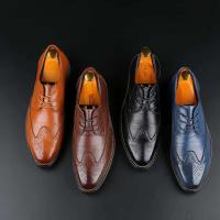 Zapatos formales de oficial, zapatos de cuero para hombre - Compras en línea - details 9