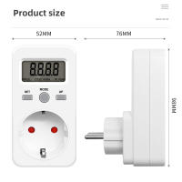 Medidor de energía Digital, vatímetro, toma de voltaje, consumo de energía, vatios, CA 230V, 16A, Analizador de electricidad, probador de Monitor - details 10
