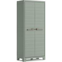 Caja de Almacenamiento de Resina Impermeable 2 Puertas, 4 Baldas Regulables en Altura - details 0