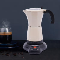 Moka Eléctrico de Aluminio 480W 300ML Ideal para Familias, Reuniones, Cafés, Oficinas - details 6