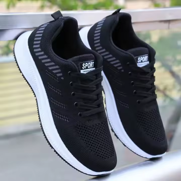 2025 zapatos para hombre, zapatillas informales sin cordones a la moda, zapatillas transpirables para correr, zapatillas de tenis de entrenamiento para caminar al aire libre - 1