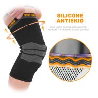 Knee Brace for Men Women Silicone Gel Spring Support Knee Pads Workout Meniscus Tear Joint Pain Relief Knee Sleeve - details 4