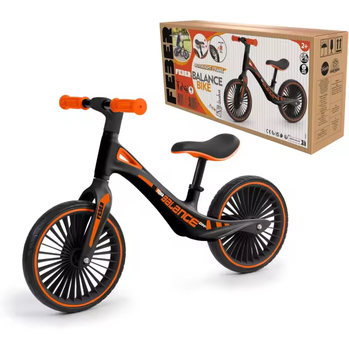 Bicicleta de Equilibrio Ultraligera Deportiva sin Pedales para Niños Potencia la Coordinación y el Equilibrio Manillar de Goma con Sillín Ajustable - 1