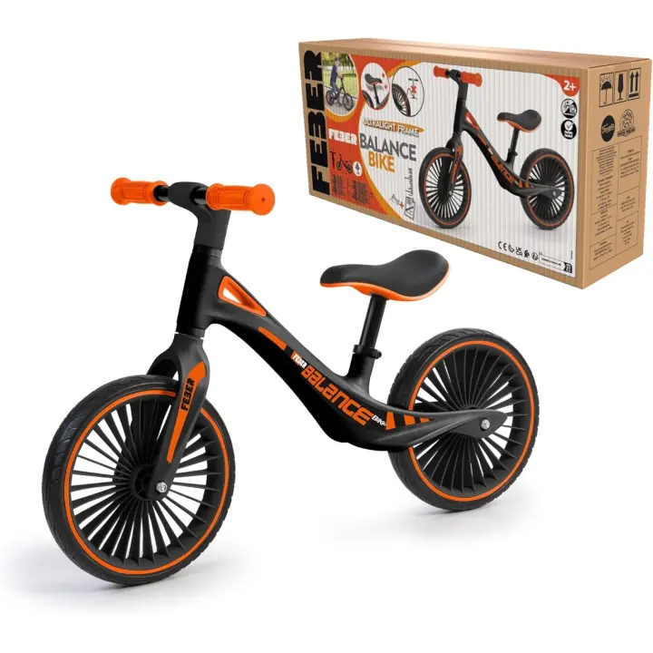 Bicicleta de Equilibrio Ultraligera Deportiva sin Pedales para Niños Potencia la Coordinación y el Equilibrio Manillar de Goma con Sillín Ajustable - 1
