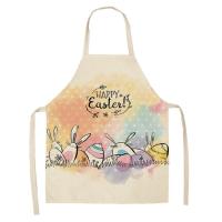 Delantal de lino con estampado Floral para adultos y niños, delantal de dibujos animados de plantas, accesorios de cocina para el hogar - details 8