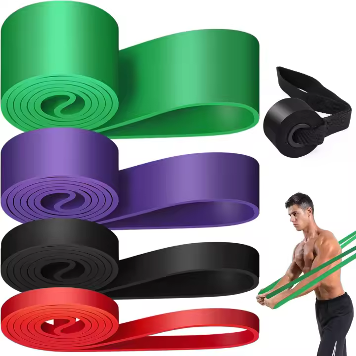 Set de Banderas de Resistencia Banderas de Tirones para Entrenamiento en Casa con Anclaje de Puerta - 1
