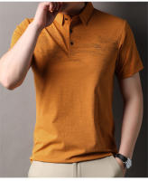 Polo de Moda para Hombres de Verano Cuello Impreso, Manga Corta, Ajuste Suelto - details 3