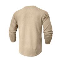 Camisetas Henry de Moda Primavera 2025 Tees de Manga Larga con Cuello Redondo para Hombres - details 16