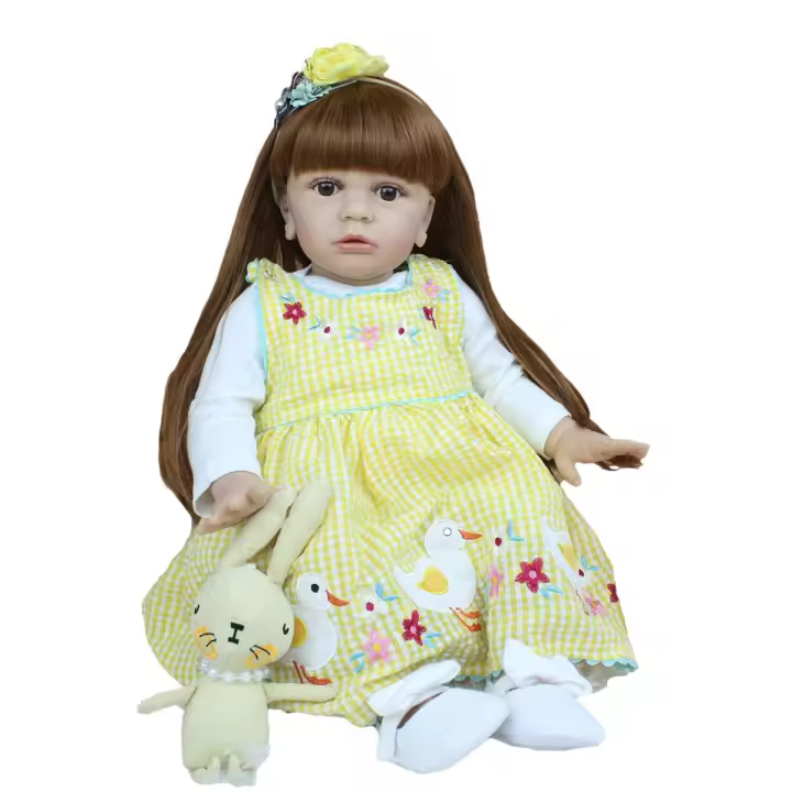 BZDOLL-Muñeca realista de silicona suave para recién nacido, juguete de bebé Tayra de 60cm, 24 pulgadas - 1