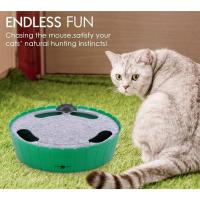 Pawaboo Juguete Escondido Electrónico para Gato, Imita la Escena Real del Gatito y el Ratón con Interruptor de Control - Verde - details 2