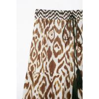 TRAFZA-Conjunto de 2 piezas para mujer, camisa de manga larga con botones decorados, falda larga plisada con cordón de cintura alta, 2024 - details 14