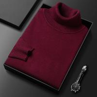Suéter de cachemira para hombre, jersey de lana de cuello alto, suave y cálido, suéter de punto, Otoño e Invierno - details 9