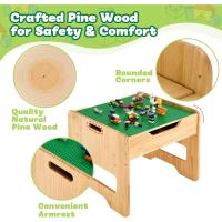 Set de Mesa y Sillas Montessori para Bebés de 1-3 Años Ajustable en Altura - details 13