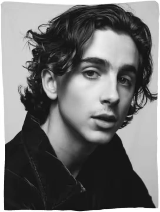 Manta Suave y Cálida de Timothee Chalamet Ideal para Yoga, Playa, Picnic, Regalo - 1