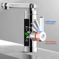 Grifo eléctrico de agua caliente para cocina, calefacción instantánea, pequeño tesoro, calor rápido de tres segundos - details 0