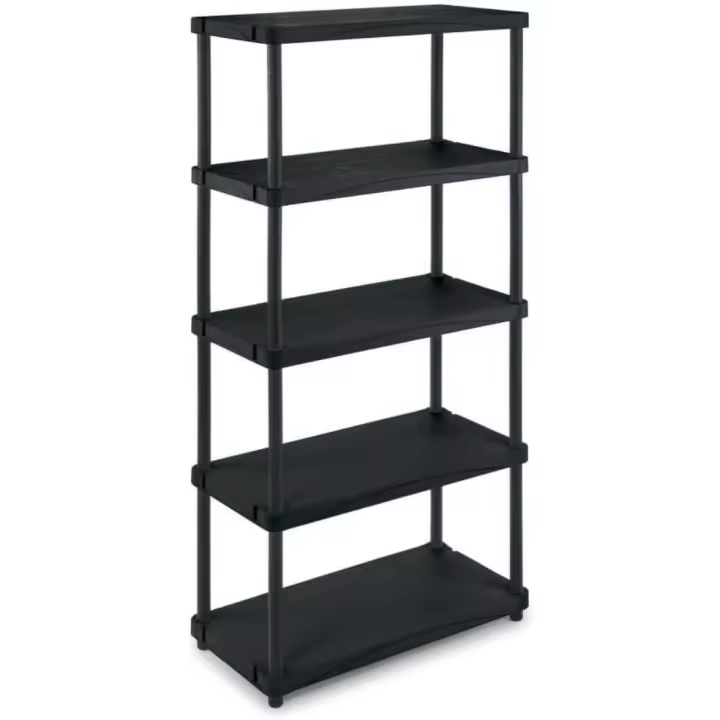40x80x173,8 cm Estantería 4080 C, Estantería Modular con 5 Estantes. - 1