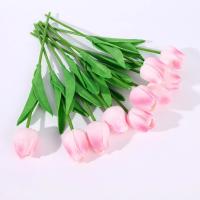 Flores artificiales de tulipanes para jardín, ramo de flores falsas para decoración de boda, fiesta, hogar, 10 piezas - details 12
