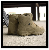Botas tácticas militares impermeables para hombres, zapatos de seguridad para el trabajo, escalada, senderismo, botines al aire libre, desierto - details 13