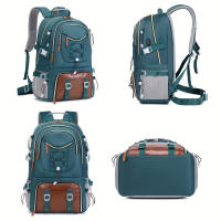 Mochila con gran capacidad para acampar deportes, adecuada para hombres y mujeres con compartimento para computadora portátil de 17 pulgadas - details 3