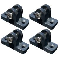 Extremo del ojo de la tapa de la cubierta de nailon negro, accesorios superiores de Bimini marino, herrajes para toldos, accesorios, utilizados para Kayak, canoa, barco marino - details 2