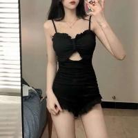 Moda mujer Sexy playa una pieza natación vacaciones ropa de playa traje de baño verano espalda descubierta Bikini traje de baño - details 14