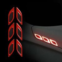 12 Tiras de Fibra de Carbono para 3D Bumperes Cinta de Advertencia de Seguridad - details 11