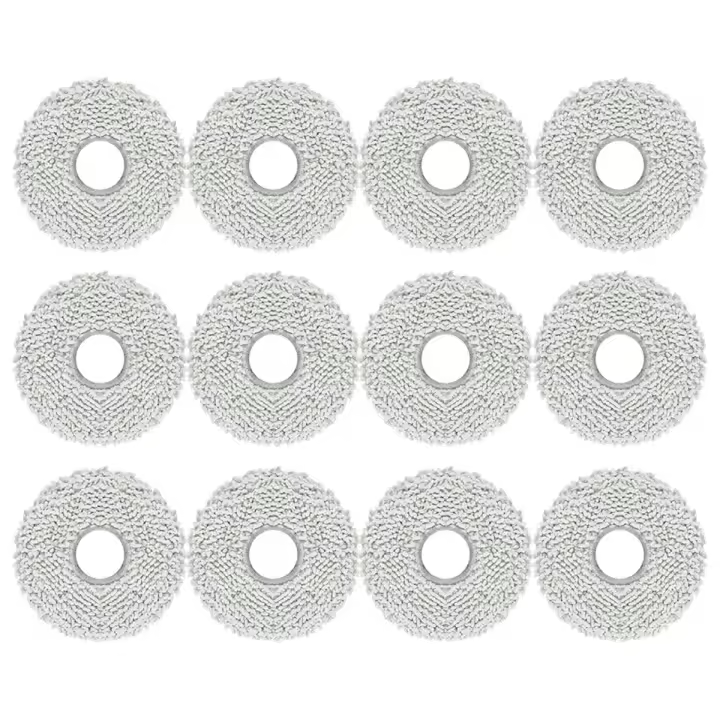 Paquete de 12 almohadillas lavables para fregar para Dreame L10S /L10/ L20 / L30/ X30/ Ecovacs Deebot X2 Omni/ T20 Omni/ T10 Omni/ X1 Omni - 1