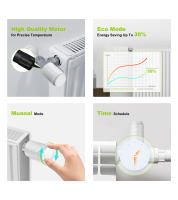 GIRIER Controlador de Temperatura Programable Válvula de Radiador Térmico ZigBee Control Remoto - details 1