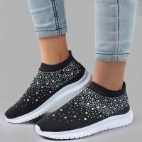 Zapatos deportivos de mujer con malla transpirable, zapatos planos cómodos, suelas blandas, informales, antideslizantes, talla grande 43 - details 8