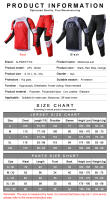 Conjunto de equipo de carreras de Motocross para hombre, traje Enduro, pantalones todoterreno y Jersey, Combo ATV UTV MTB, guantes de bicicleta - details 1