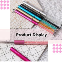 Pincel de diamantes de imitación de cristal para decoración de uñas, bolígrafo para sombreado, dibujo tallado y diseños florales - details 2