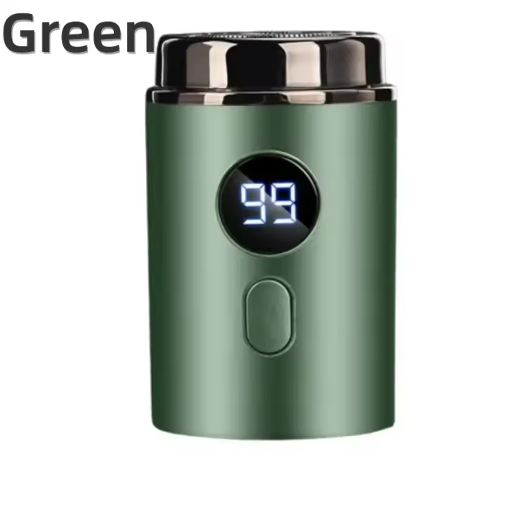 Mini Afeitadora eléctrica recargable para hombre y mujer, afeitadora portátil con pantalla Digital Led, recargable, tipo c, para el hogar - 1