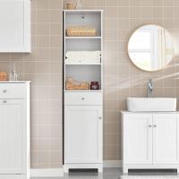 Mueble Columna de baño, Armario Alto baño,161 x 40 x 35 cm,(Blanco) - details 1