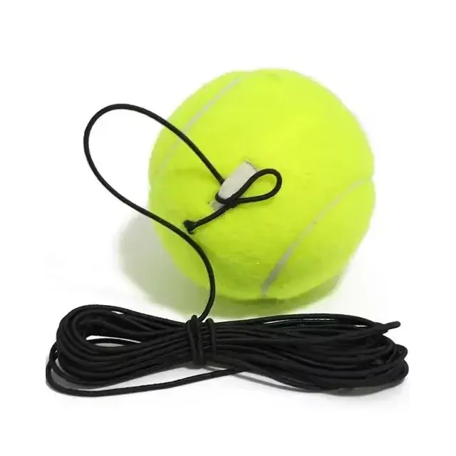 Entrenador de Tenis Solo Portátil Cuerda de Bala de Tenis Rebote para Práctica Individual para Adultos, Niños, Principiantes Equipo de Entrenamiento de Deportes y Al Aire Libre - 1