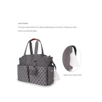Bolsa de Pañales para Bebé de Gran Capacidad Bolsa de Maternidad Impermeable Multifuncional Portátil para Cuidado del Bebé Material de Poliéster - details 21