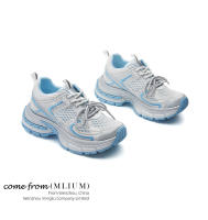 Zapatos de papá de cuero inferior de película de succión nuevos zapatos deportivos de aumento de suela gruesa zapatos de mujer transpirables de malla casual - details 8