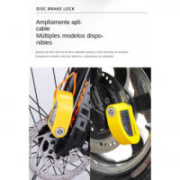 Alarma de candado de freno de disco de bicicleta Candado eléctrico de candado de freno de disco de motocicleta antirrobo - details 6