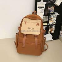Mochila informal coreana de gran capacidad con diseño integrado simple, adecuada para entrega a estudiantes 9977 - details 7