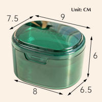 Estuche de retenedor de ortodoncia Dental, cajas de almacenamiento para dentaduras postizas de viaje, soportes transparentes - details 3