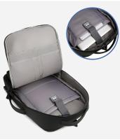 Mochila impermeable con carga USB para hombre, bolso multifuncional para ordenador portátil, bolsa de negocios portátil - details 10